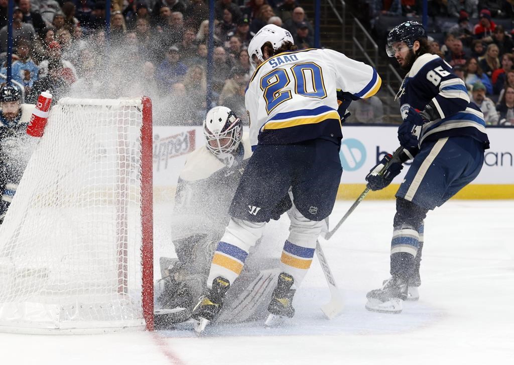 Kyrou signs a hat trick in Columbus, in a win for the Blues – L’Hebdo Journal