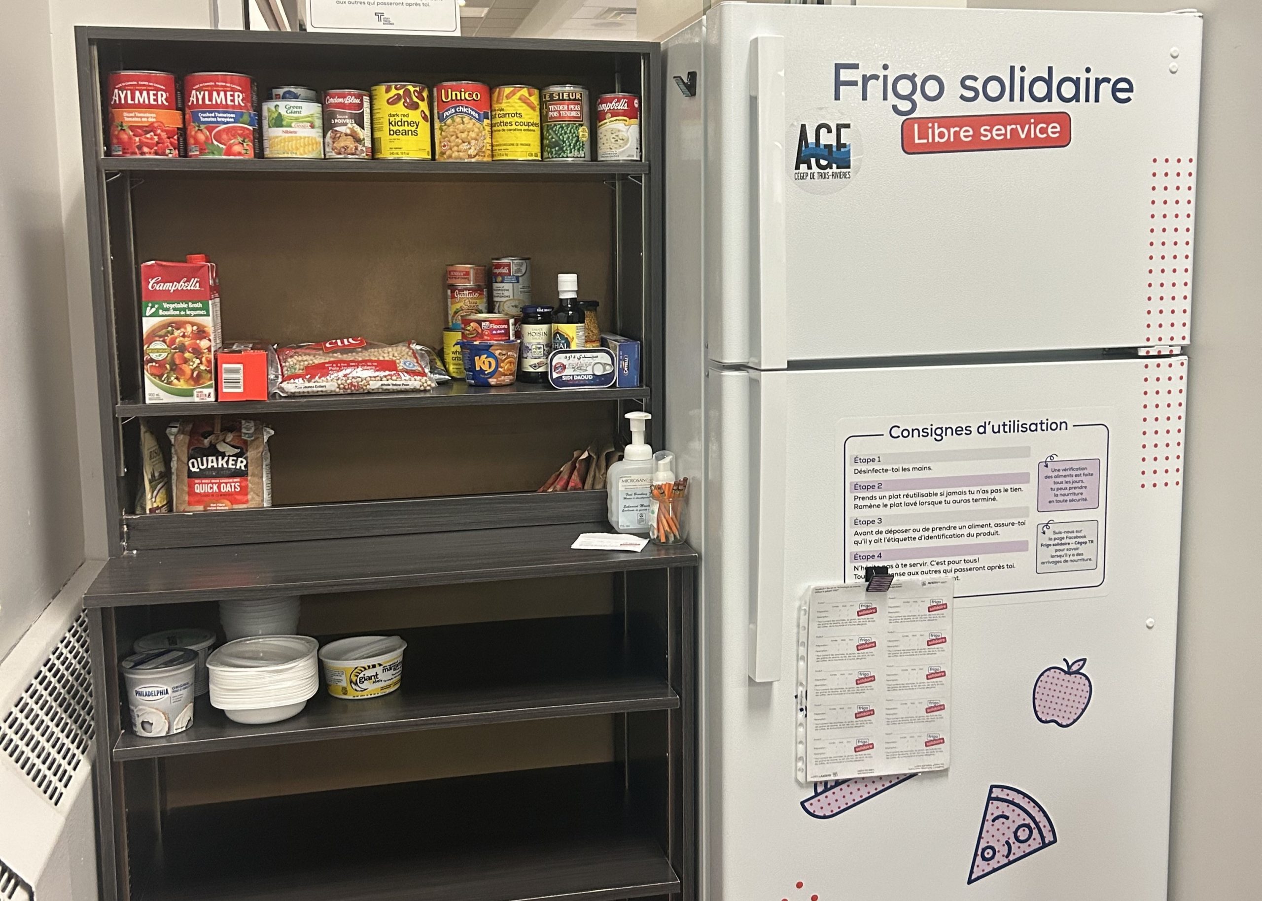 Solidarity fridge, an improved offer